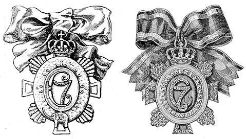 Order of King Christian VII - badge